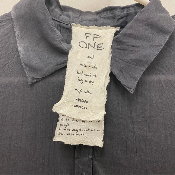 Free People High Low Baby Doll Fall Dress Small - Picture 3 of 7